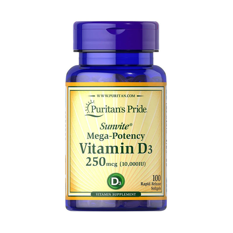 Încărcați imaginea în vizualizatorul Galerie, Vitamin D3, 2000 IU, Puritans Pride, 100 softgels