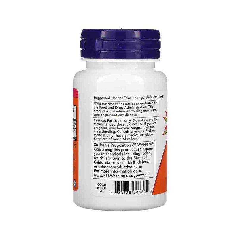 Încărcați imaginea în vizualizatorul Galerie, Vitamina A, 10.000 IU, Now Foods, 100 softgels