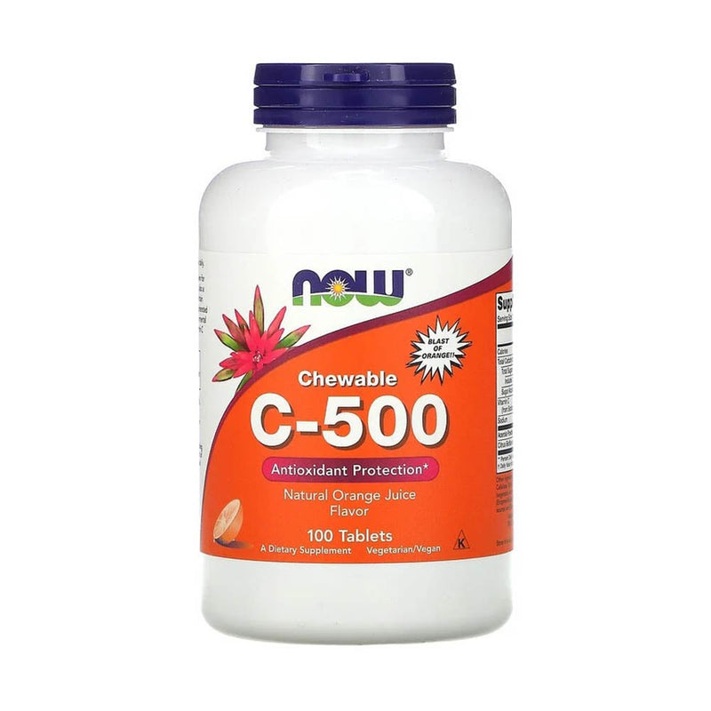 Încărcați imaginea în vizualizatorul Galerie, Vitamina C-500 with Rose Hips, Now Foods, 100 tablete