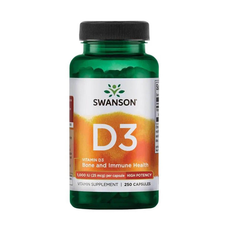 Încărcați imaginea în vizualizatorul Galerie, Vitamina D-3 2000 IU, Swanson, 250 capsule SW1210