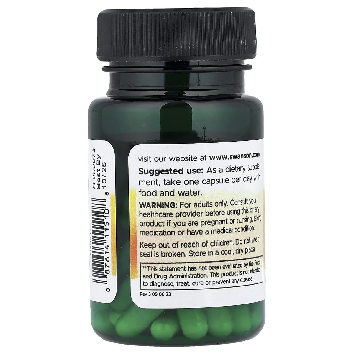 Vitamina D-3, 1000 IU, Swanson, 60 capsule SW1510