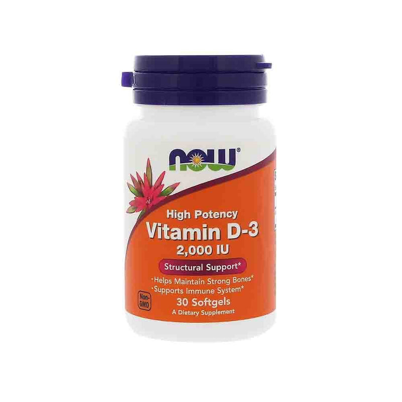 Încărcați imaginea în vizualizatorul Galerie, Vitamina D3, 2000 IU, Now Foods, 120 softgels