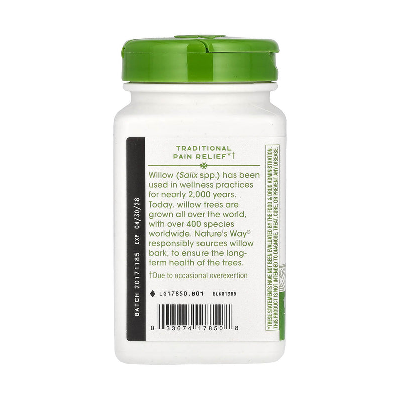 Încărcați imaginea în vizualizatorul Galerie, Willow Bark (Scoarță de Salcie), 680 mg, Nature's Way, 100 Capsule