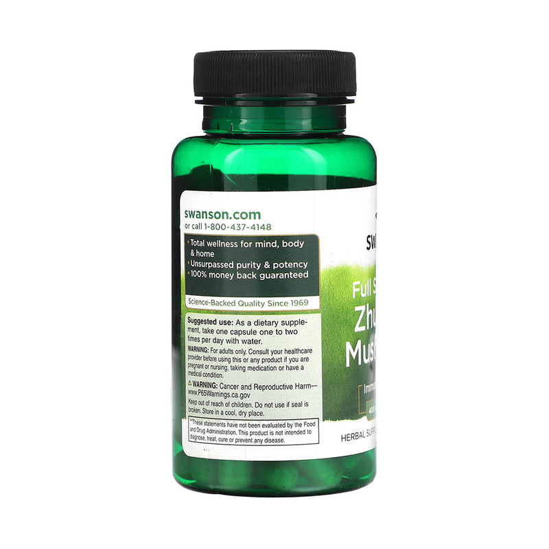 Încărcați imaginea în vizualizatorul Galerie, Zhu Ling Mushroom, 400 mg, Swanson, 60 capsule SW1393
