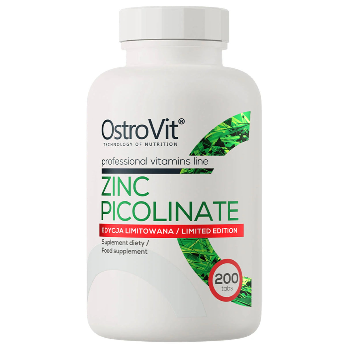 Zinc Picolinate, 15 mg, OstroVit, 200 tablete