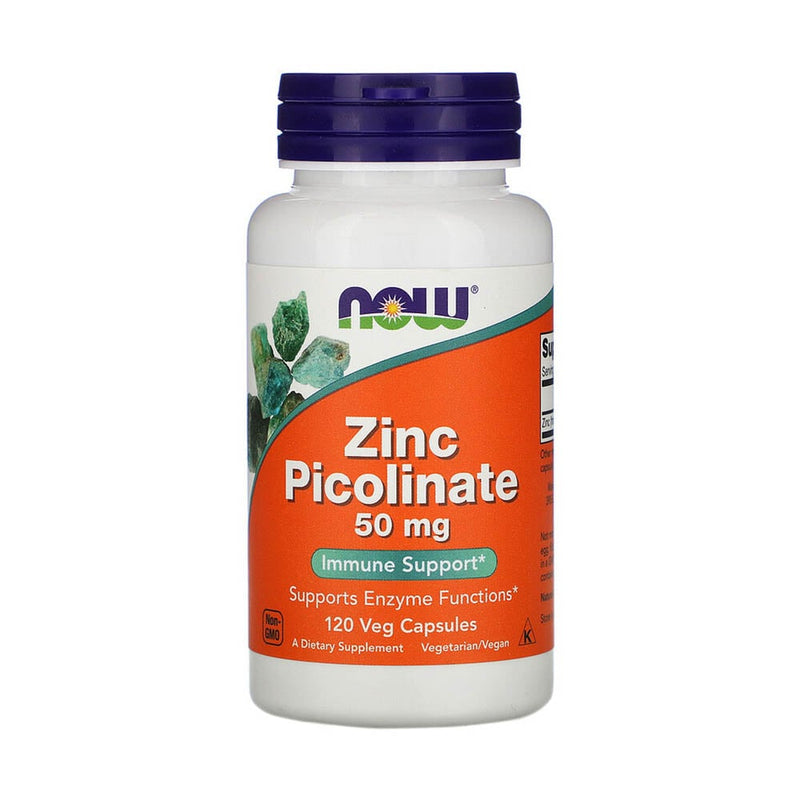 Încărcați imaginea în vizualizatorul Galerie, Zinc Picolinate, 50mg, Now Foods, 60 capsule