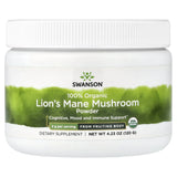 100% Organic Lions Mane Mushroom Powder, Swanson, 120g SW1975