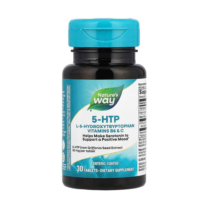 5-HTP (Somn si Anxietate), 100 mg, Nature's Way, 30 Tablete