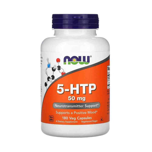 5-HTP, (Precursor Serotonina) , 50 mg ,Now Foods, 30 capsule