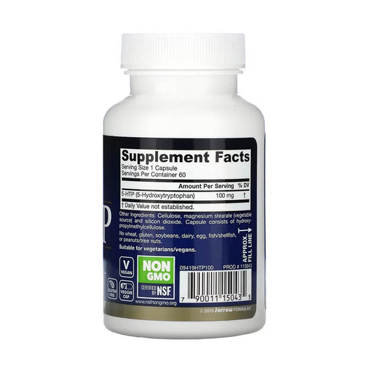 5-HTP (Sinteza Serotoninei) 100 mg, Jarrow Formulas, 60 capsule
