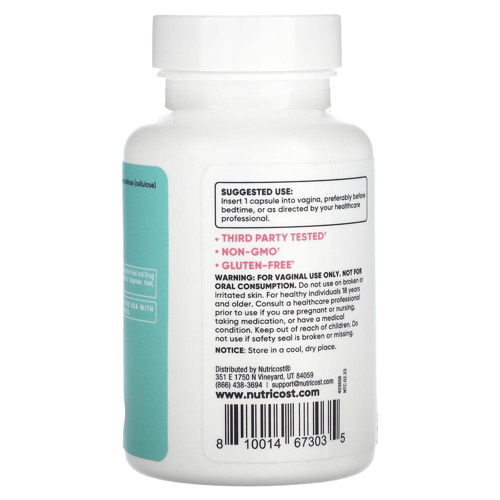 Acid Boric, Supozitor Vaginal, 600 mg, Nutricost, 30 capsule