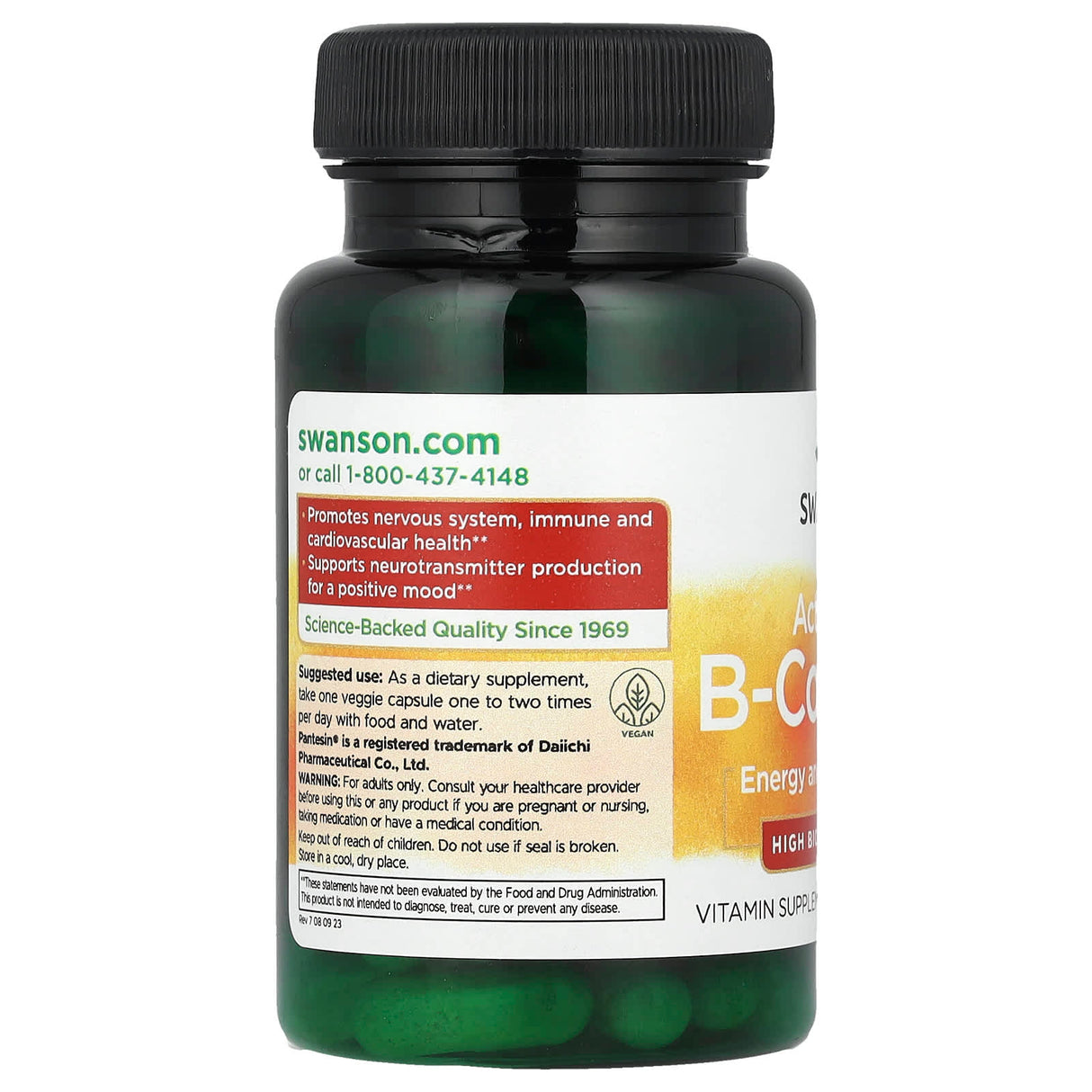 Activated B-Complex Biodisponibil, Swanson, 60 capsule SWU815