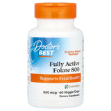 Active Methyl Folate with Quatrefolic, 800 mcg, Doctor's Best, 60 capsule