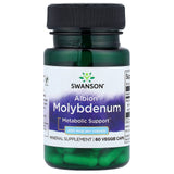 Albion Chelated Molybdenum (Molibden), 400 mcg, Swanson, 60 capsule SWU838