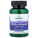 Albion Chelated Multi-Mineral With Iron, Swanson, 120 capsule SWU062