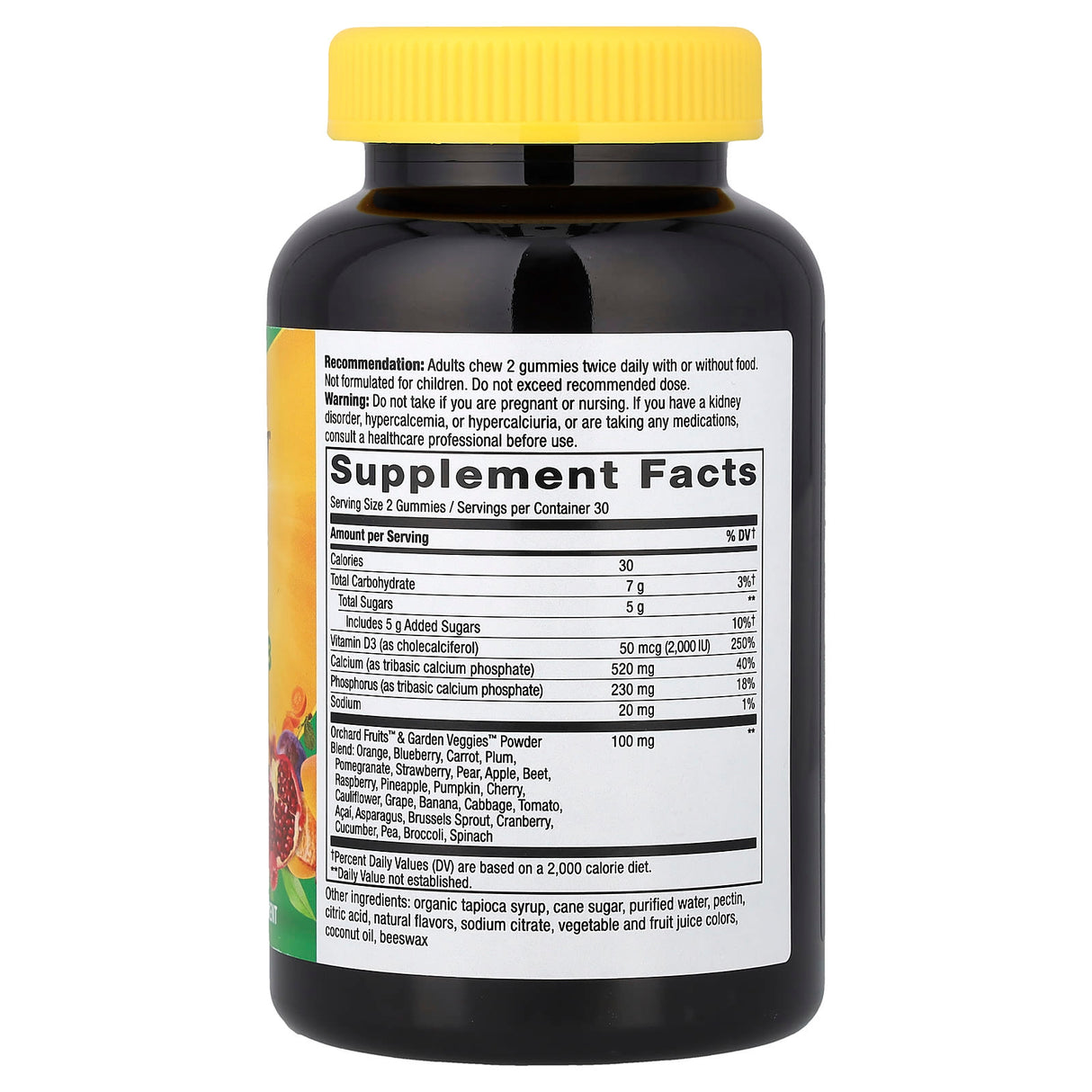 Alive! Calcium & Vitamin D3 Gummy, Nature's Way, 60 jeleuri