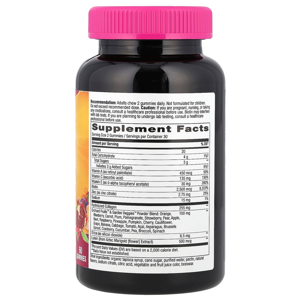Alive! Hair, Skin & Nails Premium Gummy, Nature's Way, 60 Gummies