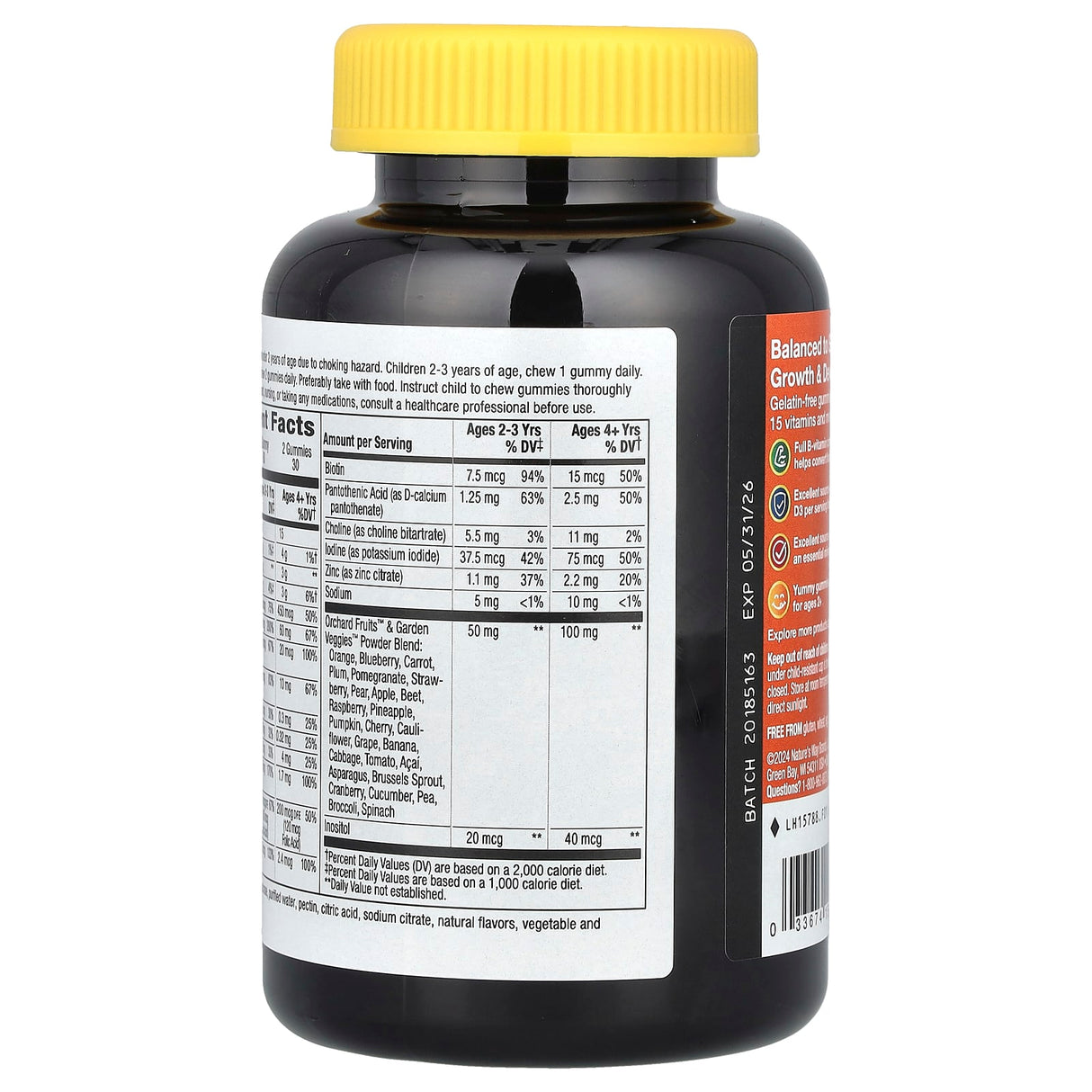 Alive! Kids, Gummy Multivitamin, Nature's Way, 60 jeleuri