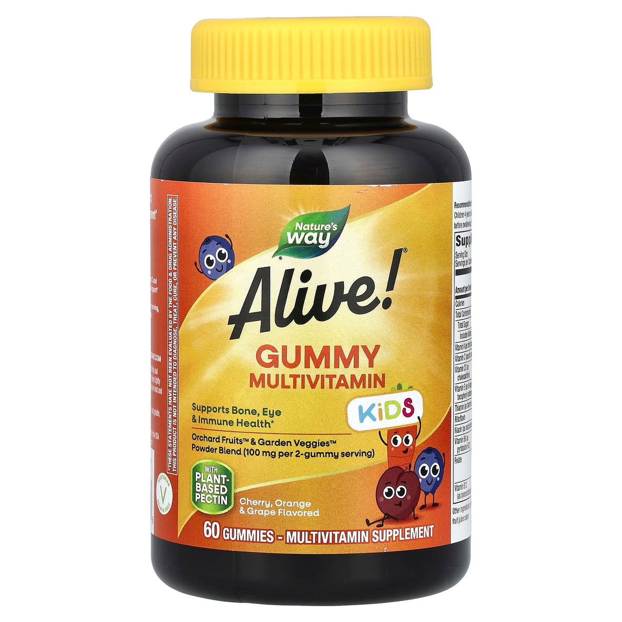 Alive! Kids, Gummy Multivitamin, Nature's Way, 60 jeleuri