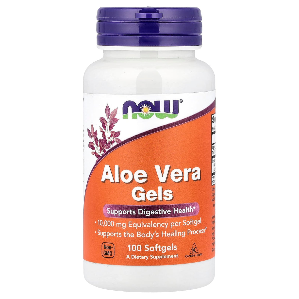 Aloe Vera Gels 10.000 mg, Now Foods, 100 softgels