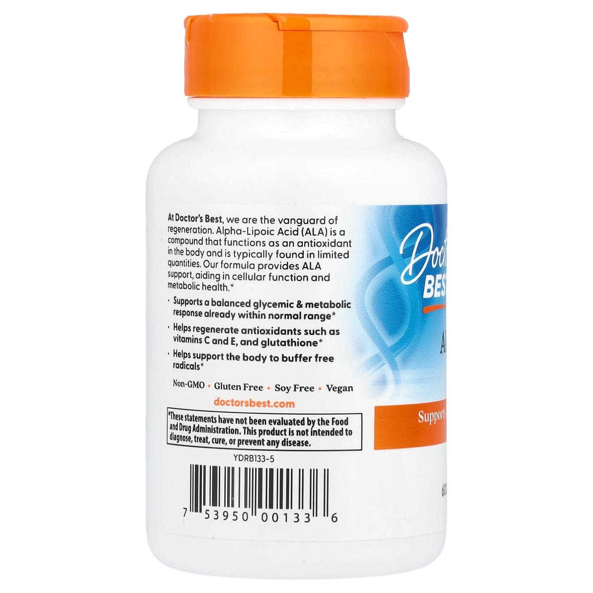 Alpha-Lipoic Acid, 600 mg, Doctor's Best, 60 capsule