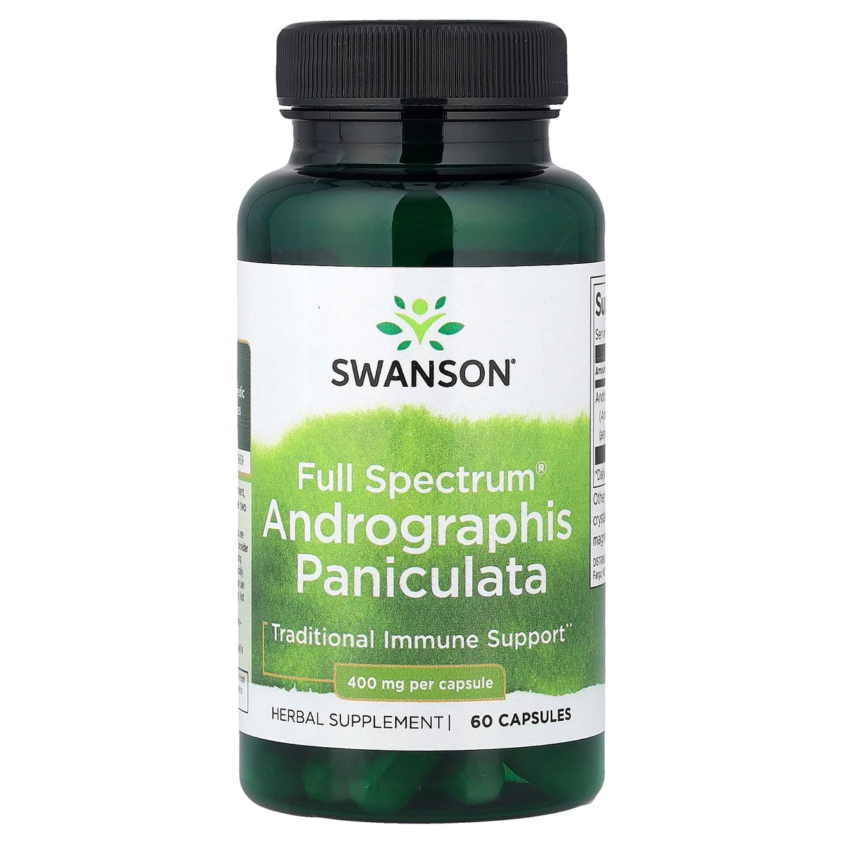 Andrographis Paniculata, 400mg, Swanson, 60 capsule SW1426