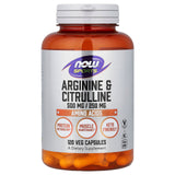 Arginine & Citrulline, Now Foods, 120 capsule