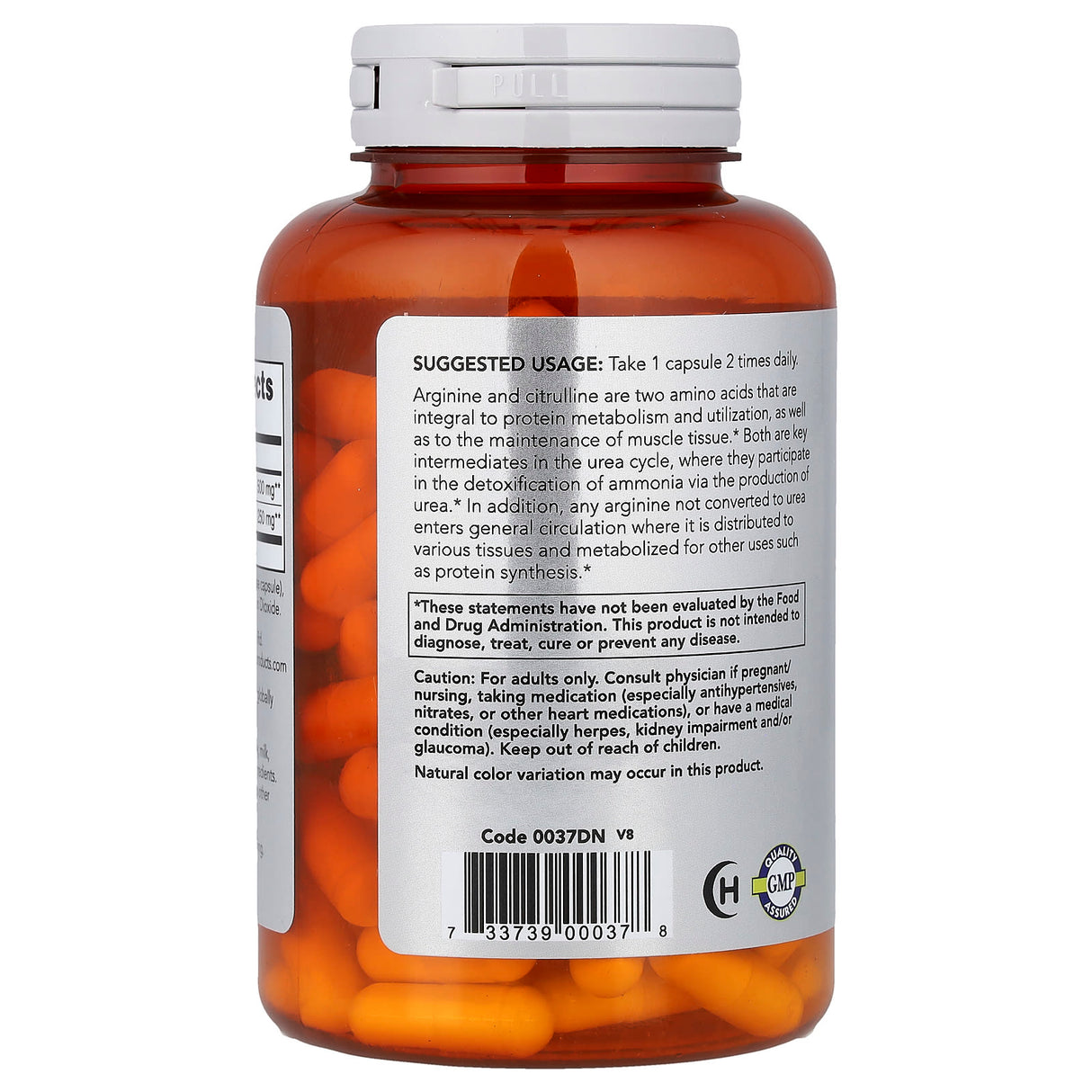 Arginine & Citrulline, Now Foods, 120 capsule