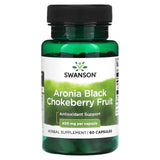 Aronia Black Chokeberry Fruit, 400 mg, Swanson, 60 capsule SW1296