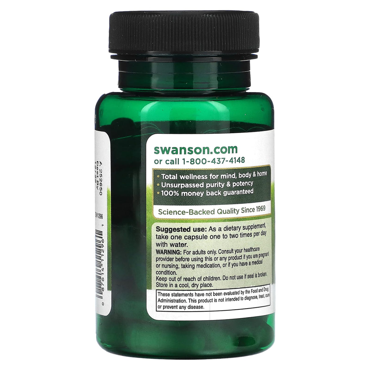 Aronia Black Chokeberry Fruit, 400 mg, Swanson, 60 capsule SW1296