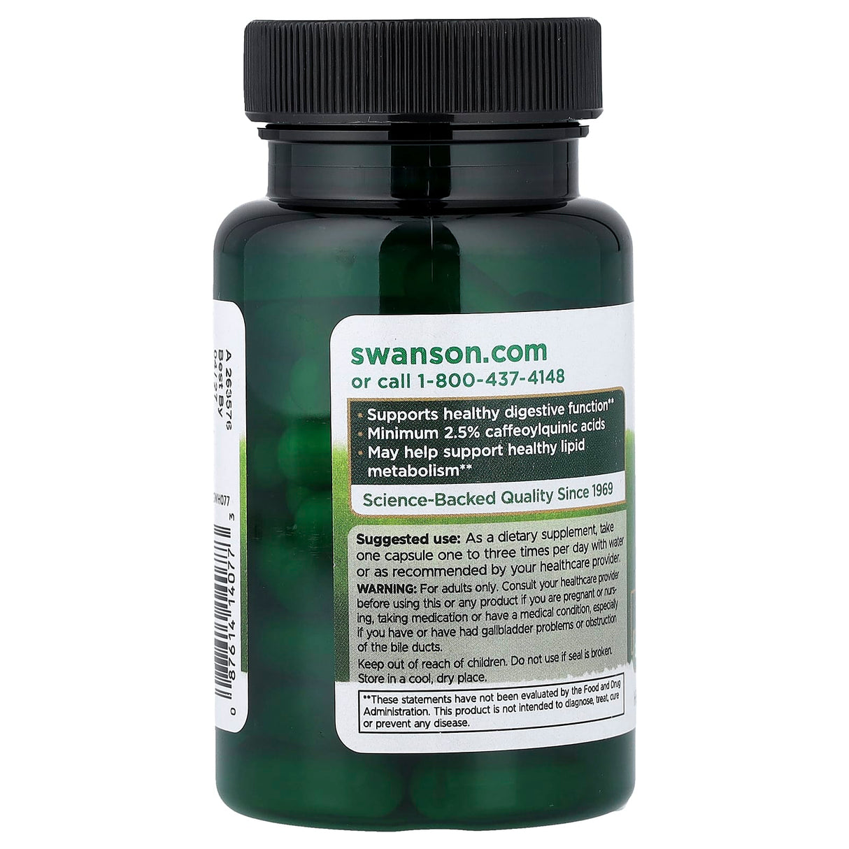 Artichoke Extract, (Anghinare) 250 mg, Swanson, 60 capsule SWH077