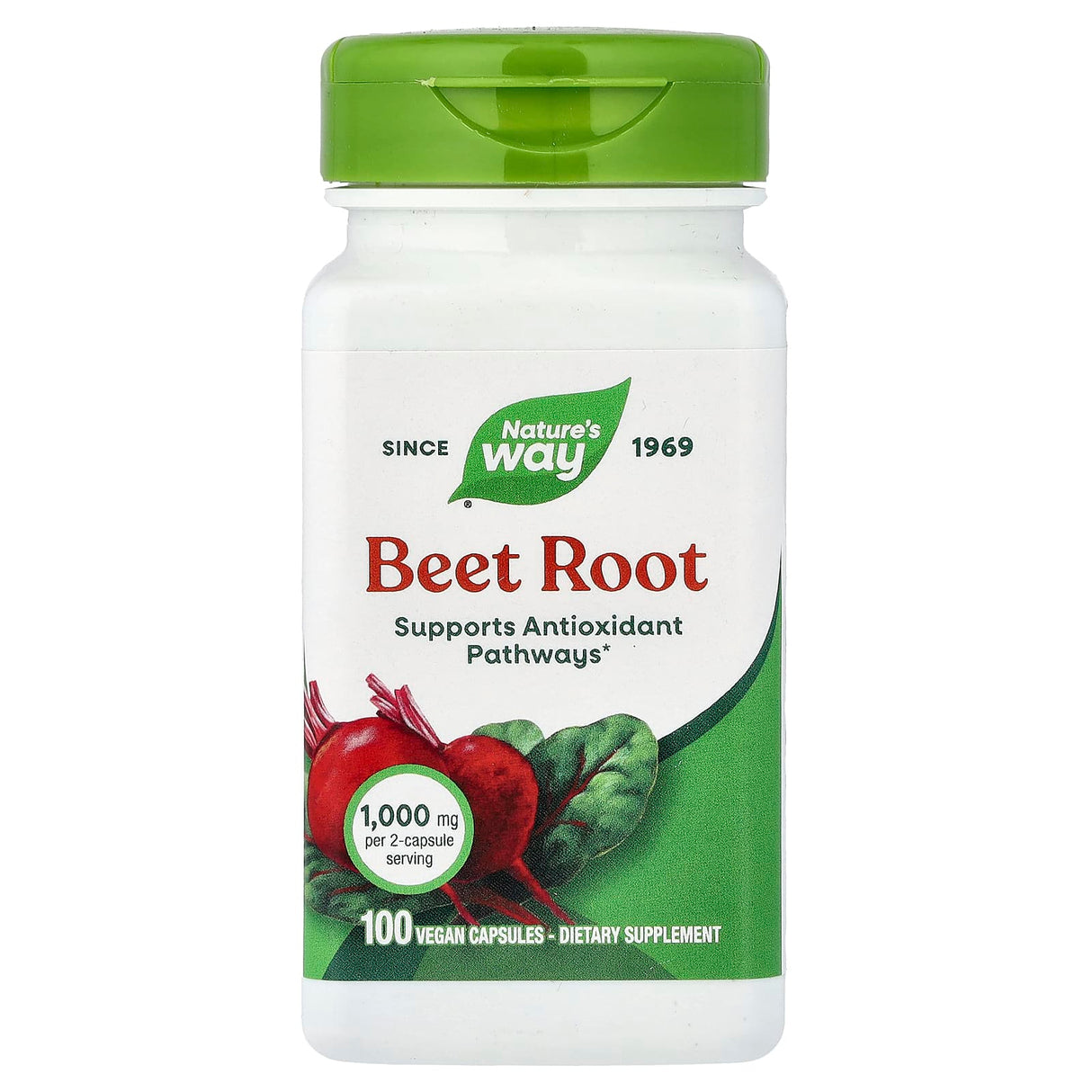 Beet Root (Sfecla Rosie), 500 mg, Nature's Way, 100 capsule