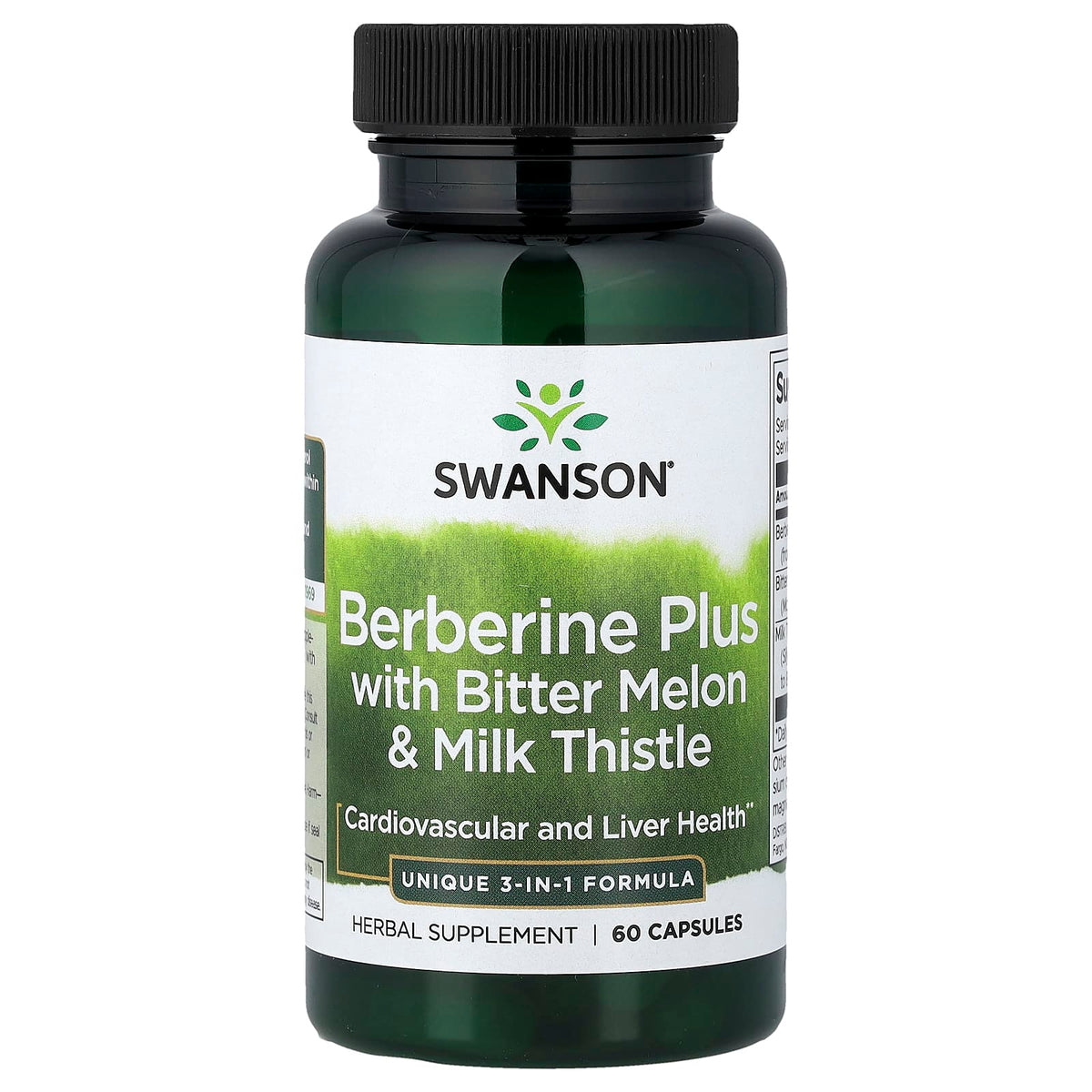 Berberine Plus with Bitter Melon & Milk Thistle; Swanson; SW1875 ...