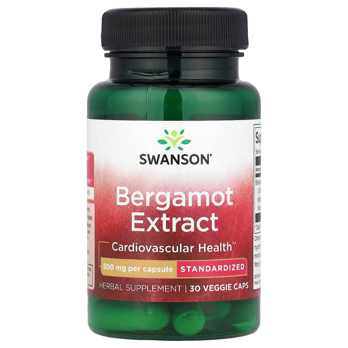 Bergamot Extract with BERGAVIT, 500mg, Swanson, 30 capsule SWH260