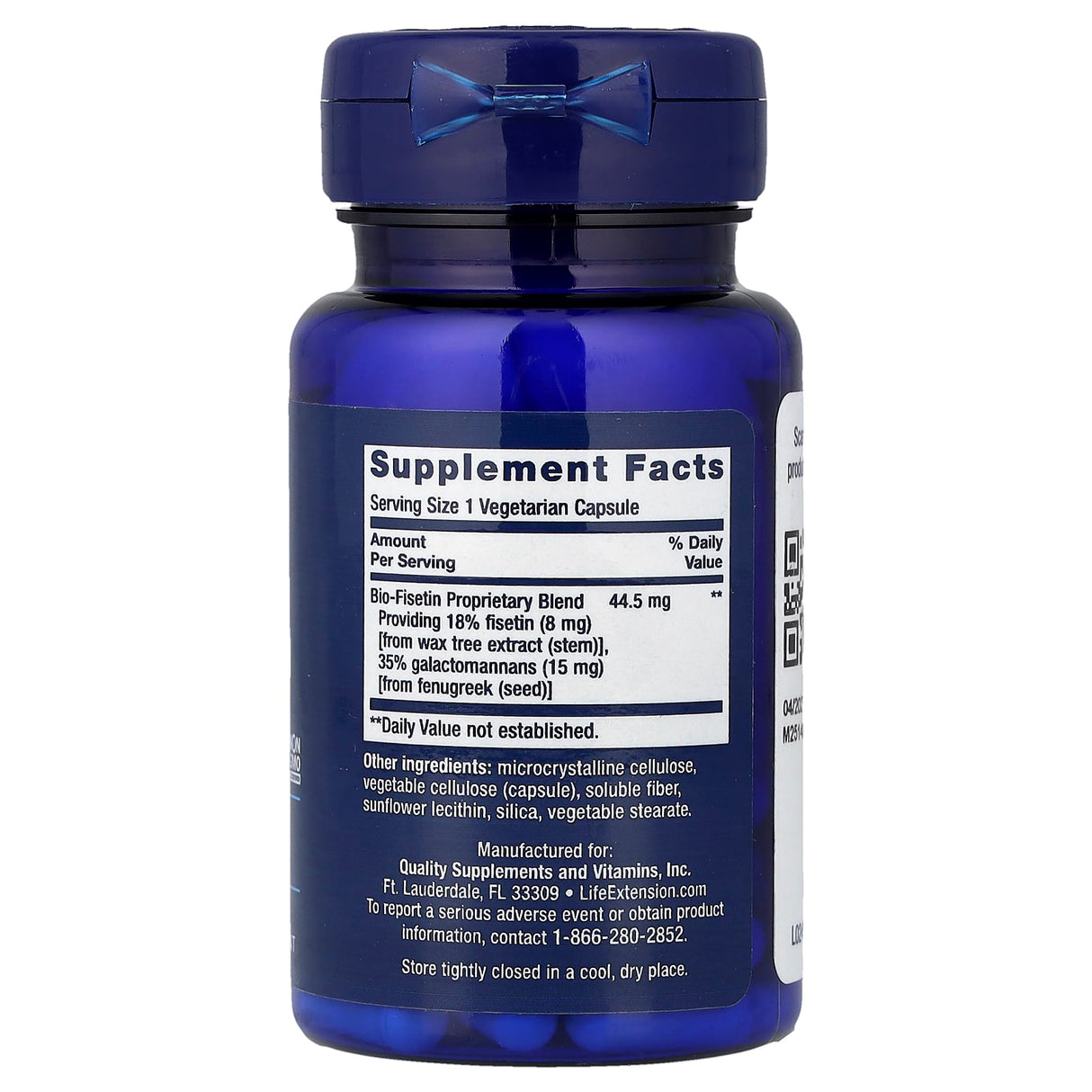 Bio-Fisetin, (Flavonoid) Life Extension, 30 capsule