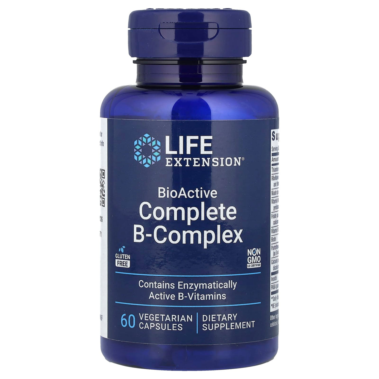 BioActive Complete B-Complex, Life Extension, 60 capsule