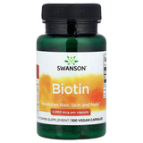 Biotin (Vitamina B7), 5000 mcg, Swanson, 100 capsule SW877