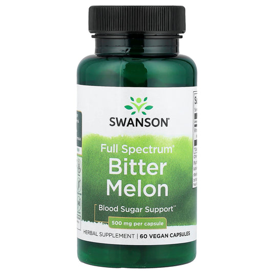 Bitter Melon (Pepene Amar), 500mg, Swanson, 60 capsule SW1161