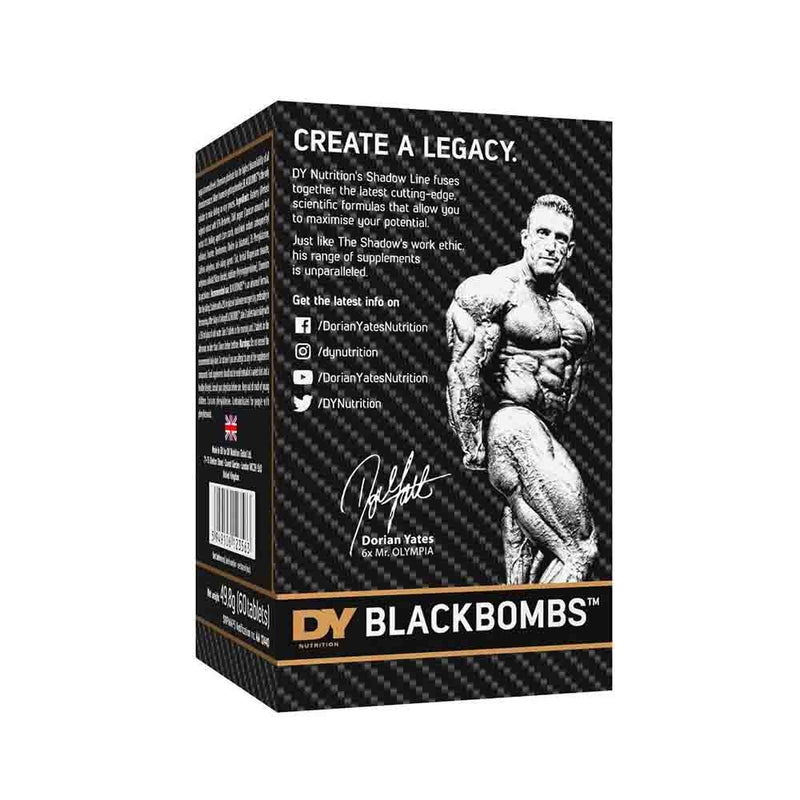 Încărcați imaginea în vizualizatorul Galerie, Black Bombs Fat Burner, Dorian Yates, 60 tablete
