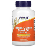 Black Cumin Seed Oil, (Chimen Negru) 1000 mg, Now Foods, 60 softgels