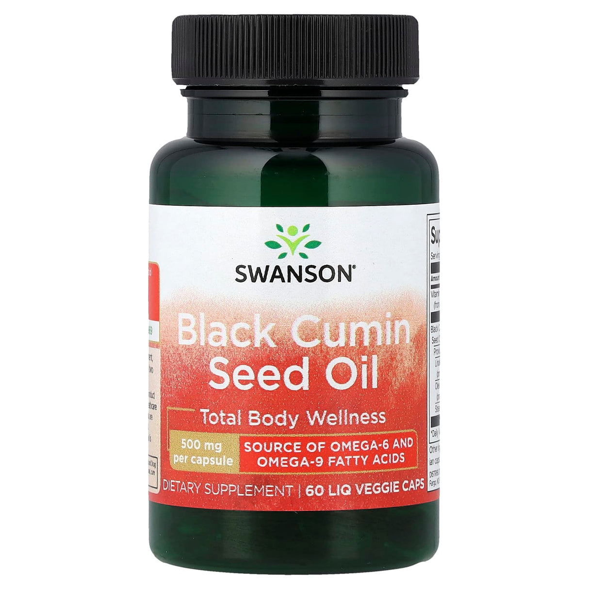 Black Cumin Seed Oil, (Chimen Negru), 500 mg, Swanson, 60 capsule SWE063