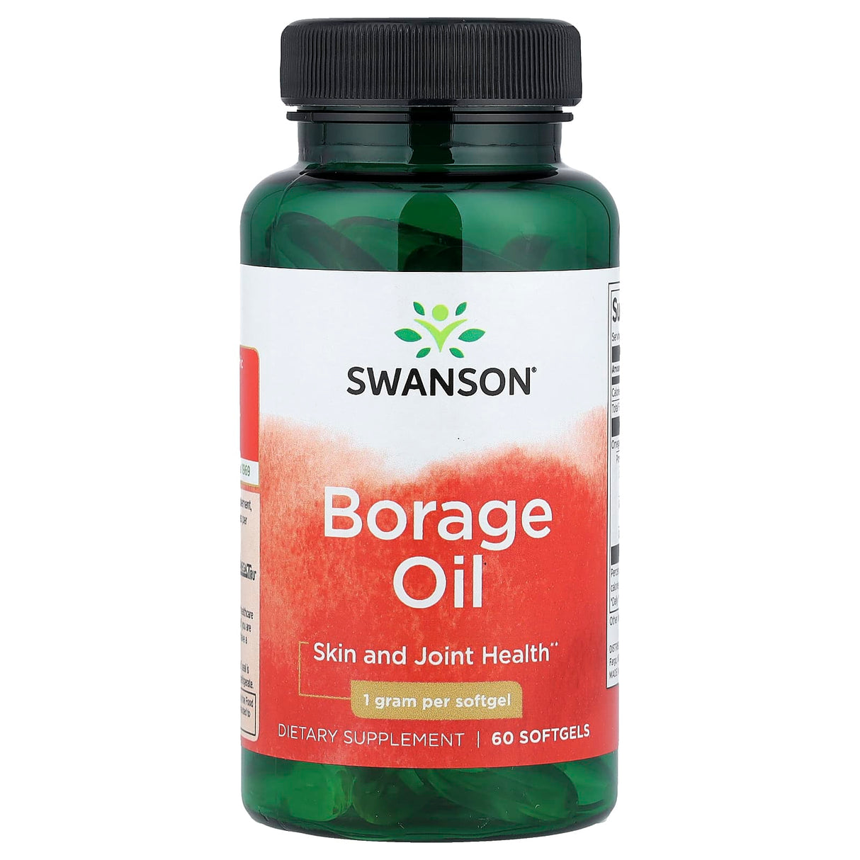Borage Oil (Limba Mielului), 1000 mg, Swanson, 60 softgels SWE011