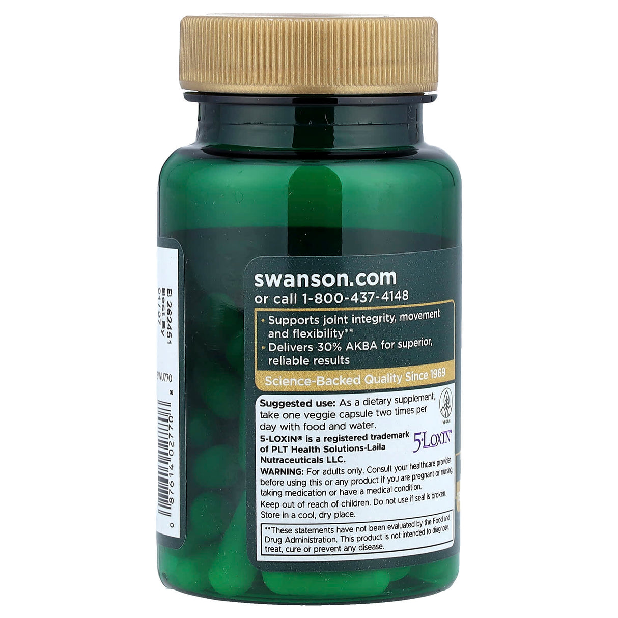 Boswellia Serrata Extract, 125 mg, Swanson, 60 capsule SWU770