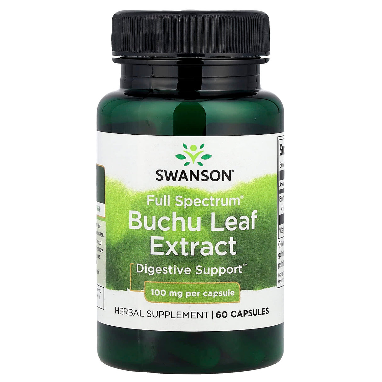 Buchu Leaf Extract (Bucco), 100 mg, Swanson, 60 capsule SW1265
