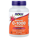 C-1000 Vitamina C Buffered (Tamponata) cu Bioflavonoide 250mg, Now Foods, 90 tablete