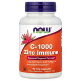 C-1000 Zinc Immune, Vitamin C & Zinc, Now Foods, 90 capsule