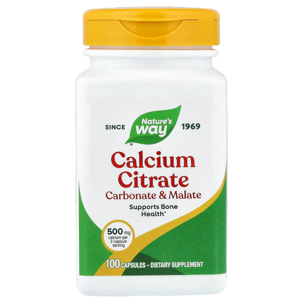 Calcium Complex, Citrate, Carbonate & Malate, 250 mg, Nature's Way, 100 Capsule