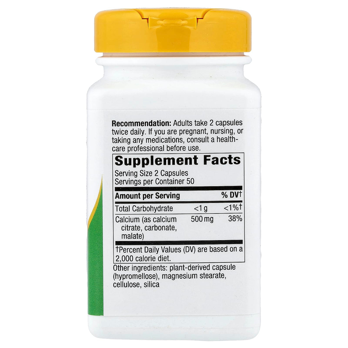 Calcium Complex, Citrate, Carbonate & Malate, 250 mg, Nature's Way, 100 Capsule