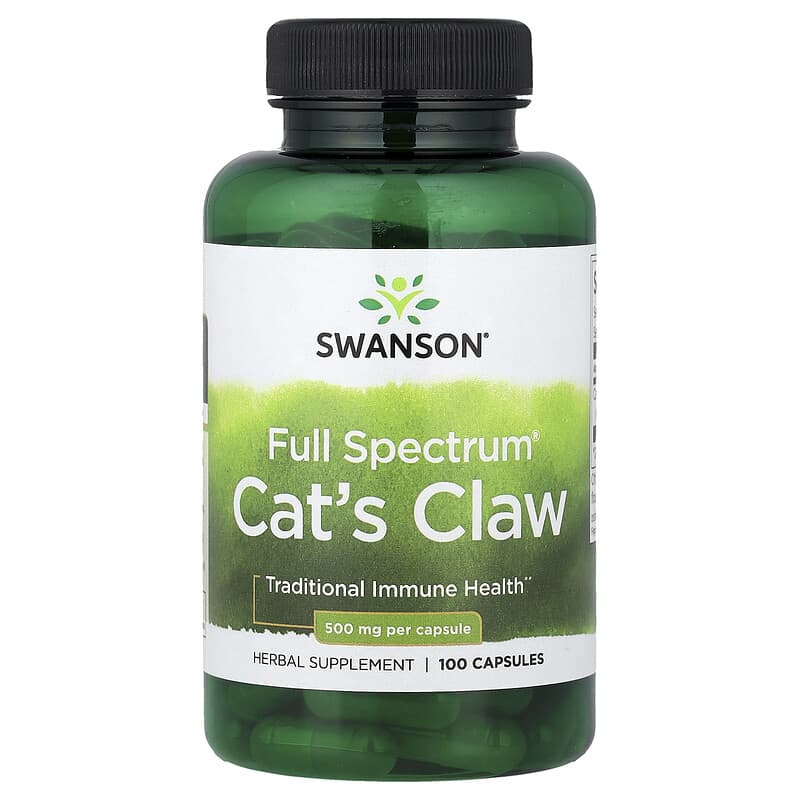 Cat's Claw (Gheara Matei) 500 mg, Swanson, 100 capsule SW514