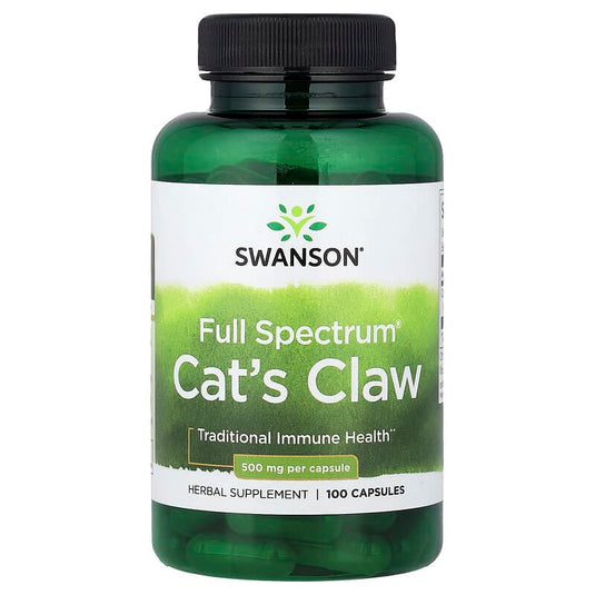 Cat's Claw (Gheara Matei) 500 mg, Swanson, 100 capsule SW514